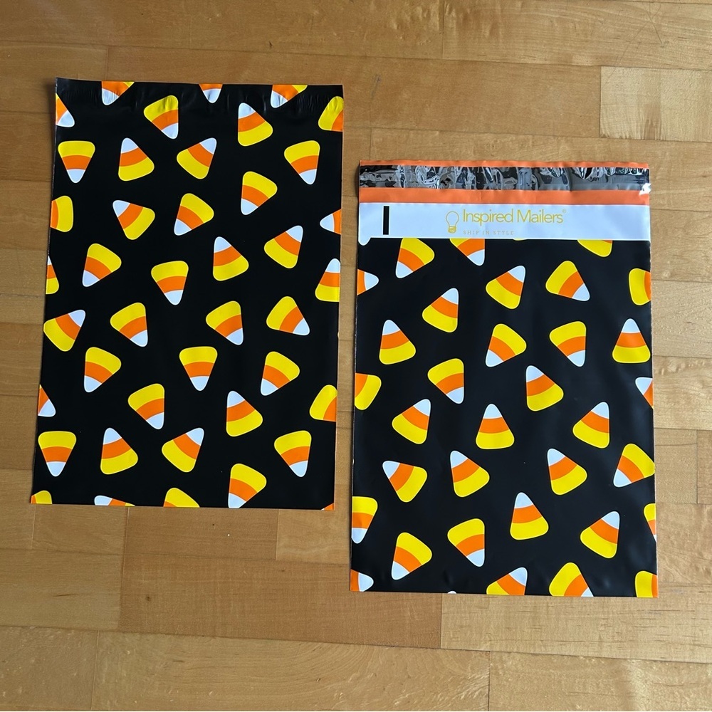 10 Count - 10x13 Polymailers (CANDY CORN)